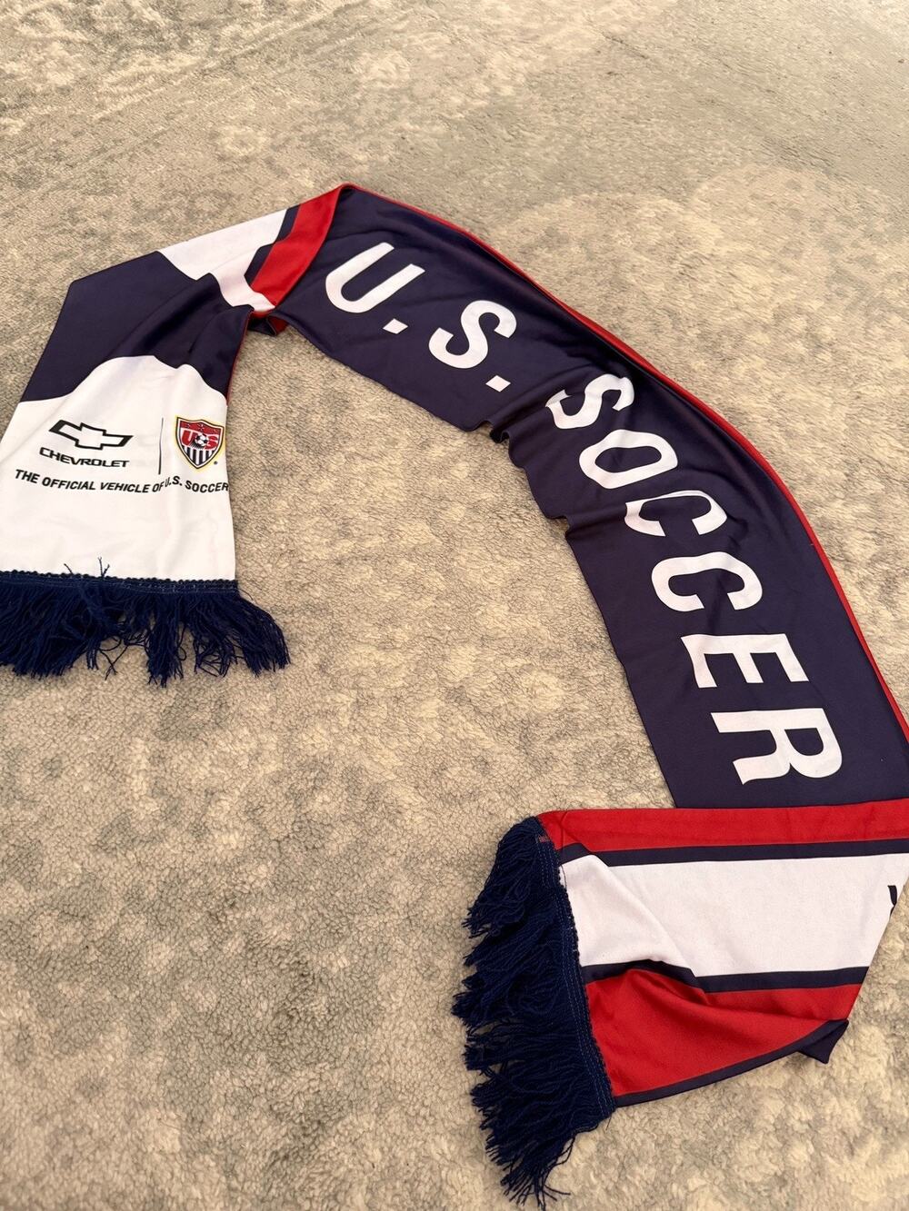 Official USA Soccer Scarf Licensed USA National Team FIFA Soccer Football